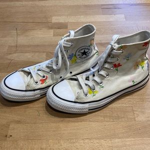 Converse multi colors/flowers